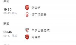 TVTSPORTS体育-有点舒服！阿森纳之后连踢森林和毕巴，如今森林主帅下课尼科伤缺
